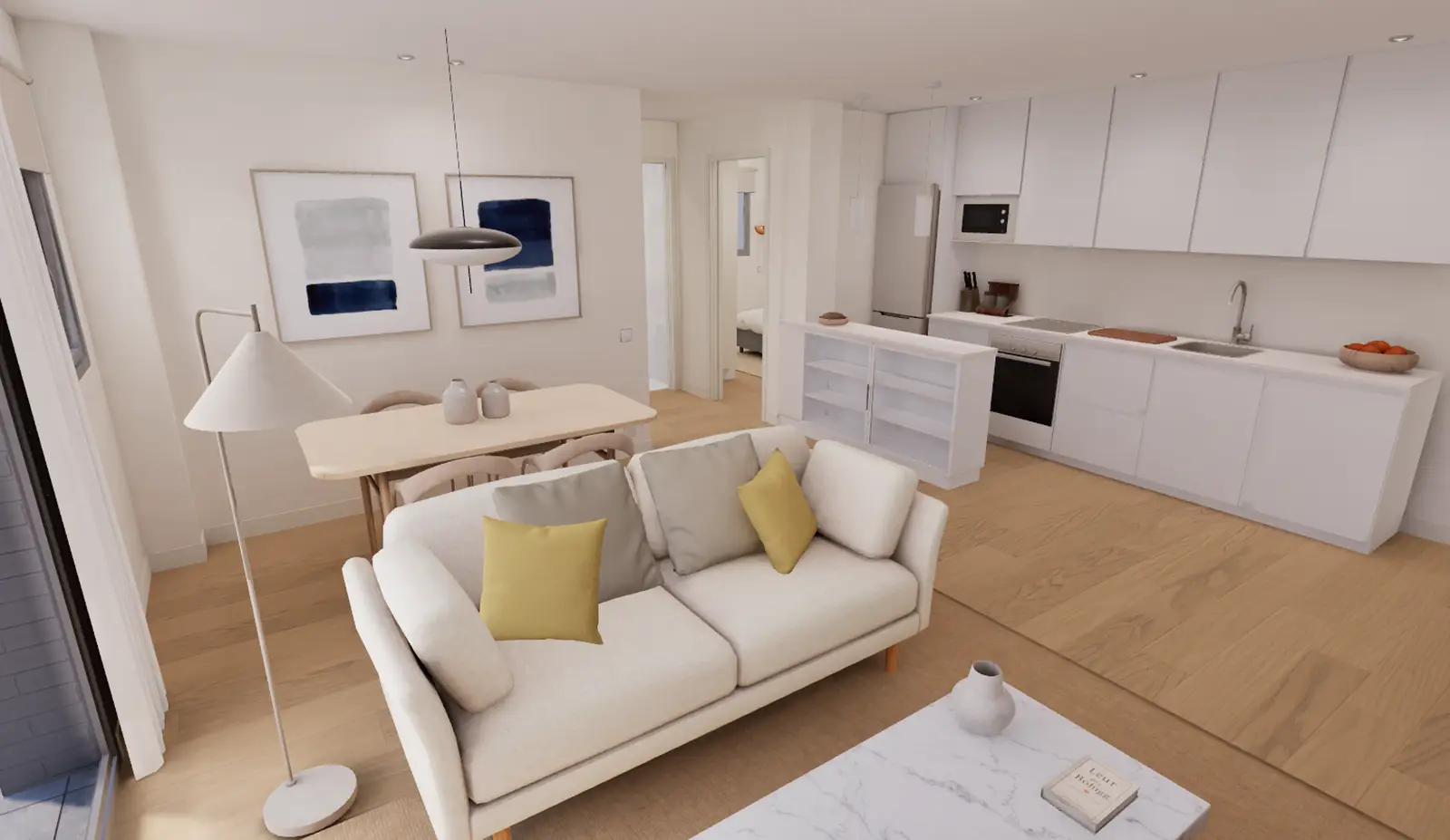 Render del salón de El Cierro I